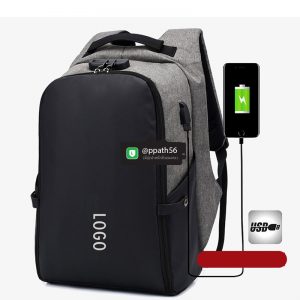 กระเป๋าเป้-Port-usb #กระเป๋าเป้ "Backpack" "กระเป๋าเป้" "กระเป๋าเป้ใส่ของ" "กระเป๋าเป้ปัก LOGO" "กระเป๋าเป้เดินทาง" "Backpack กระเป๋า" "กระเป๋า Backpack"